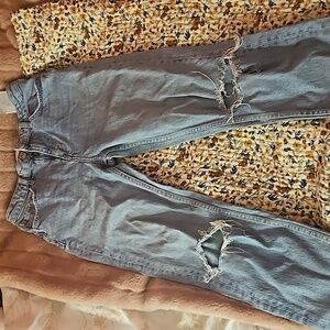 Zara ripped jeans
